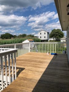 exterior deck clean and staining